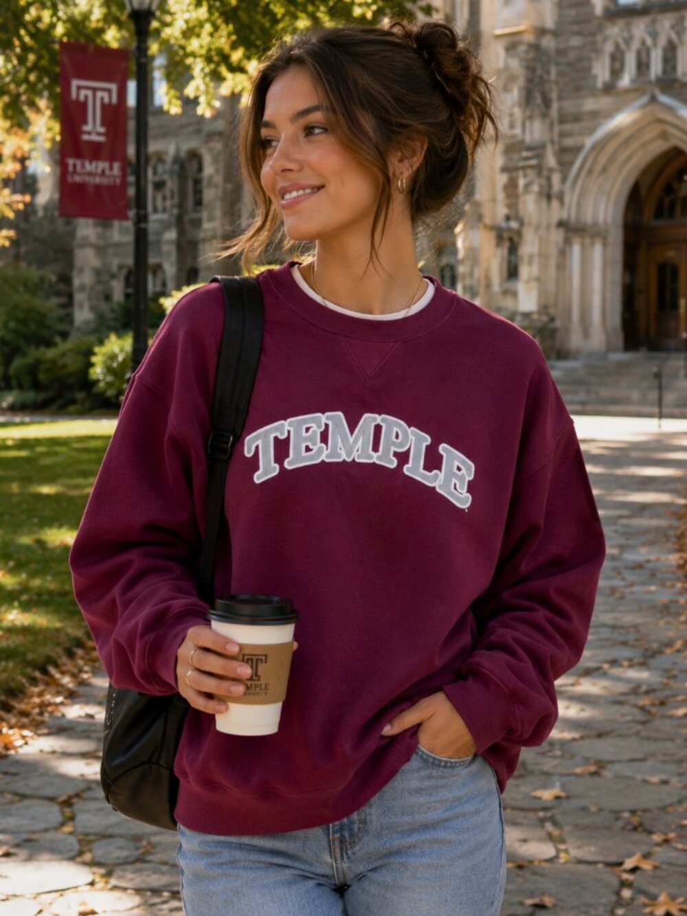 Temple G Gear Big Cotton Sweatshirt Size XL